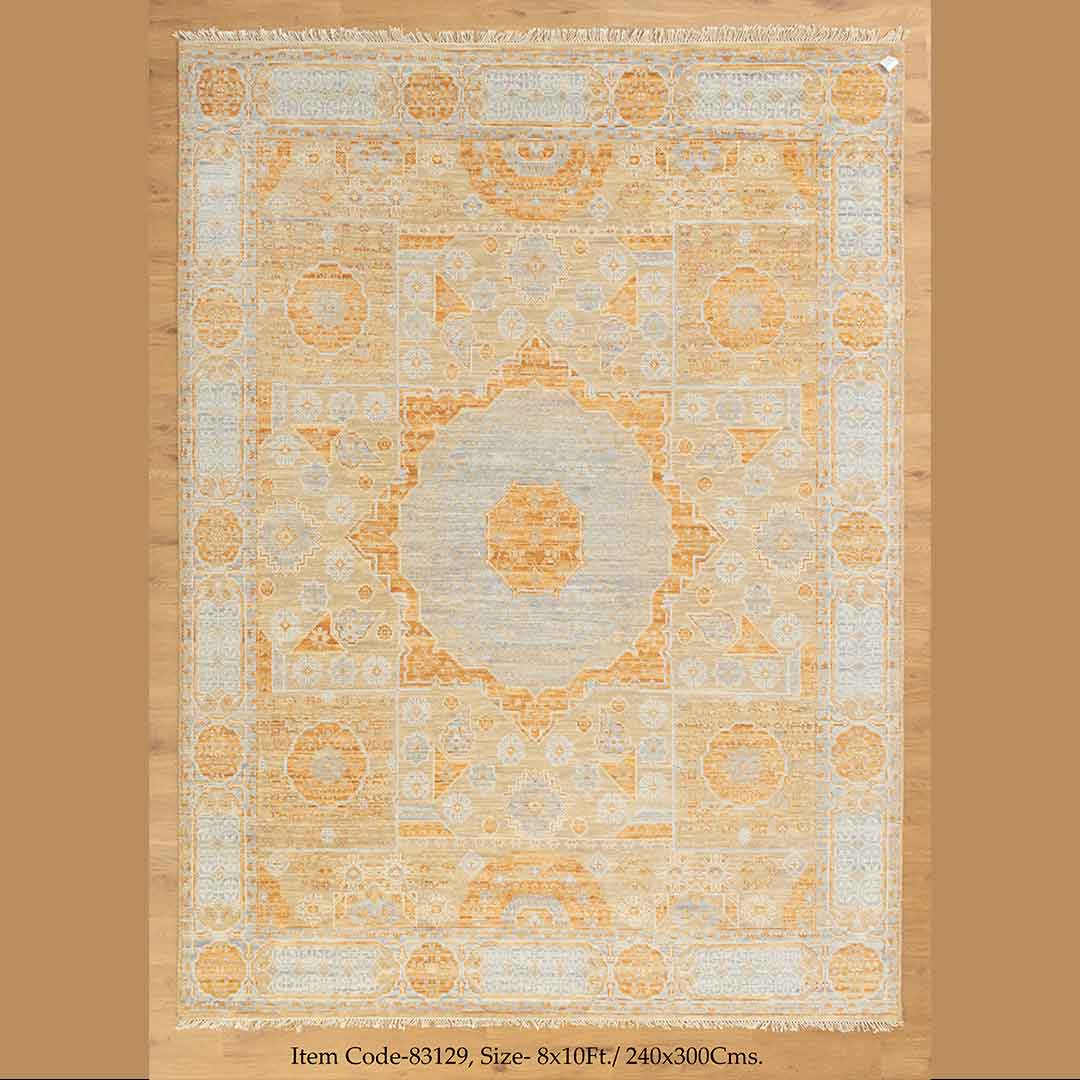 Hand-Knotted Mamluk Pastel colors Rug: Enhance Your Home's Ambiance | Quality Rugs Online